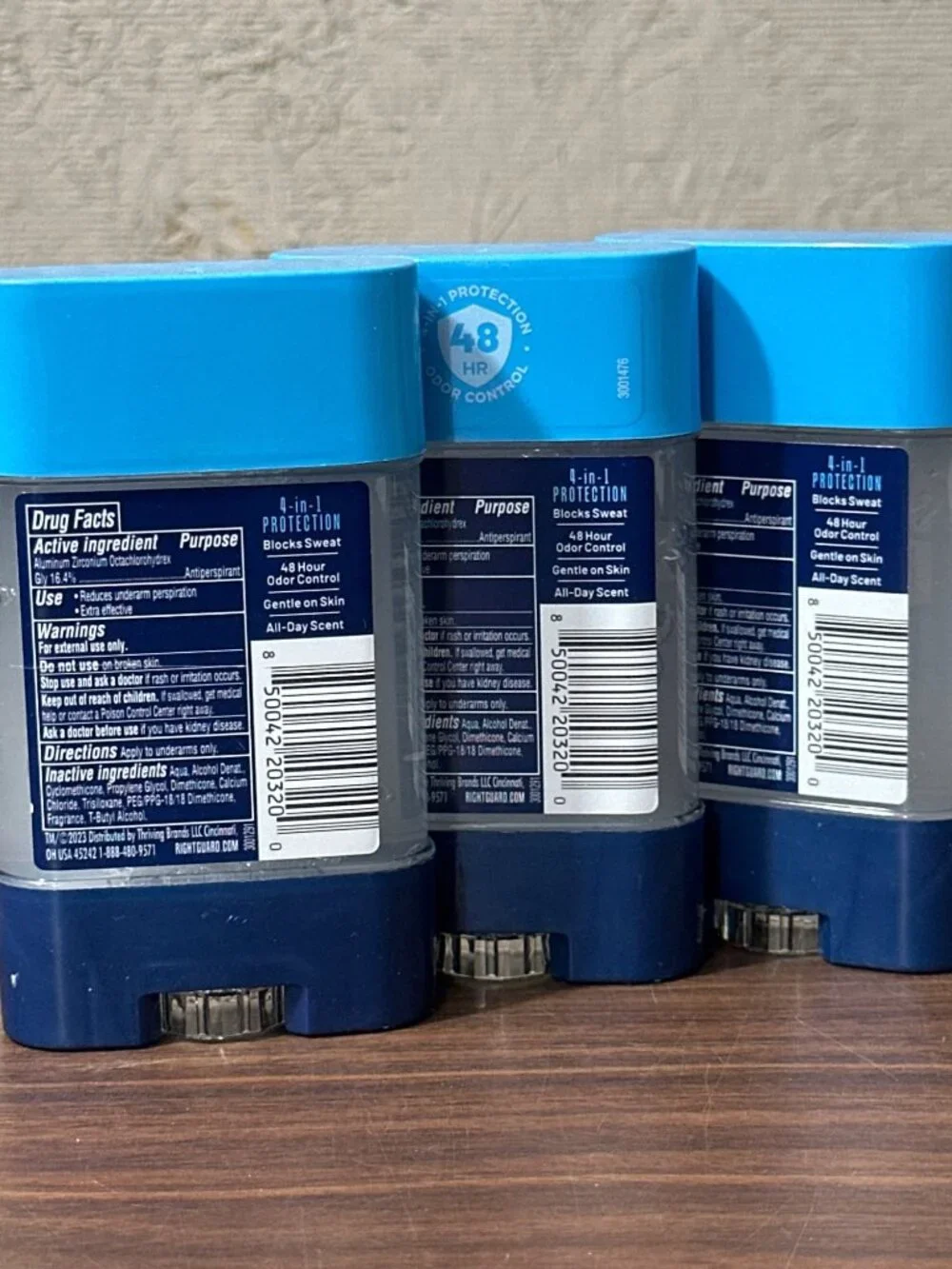 3x- Right Guard Sport Fresh Antiperspirant Deodorant Stick